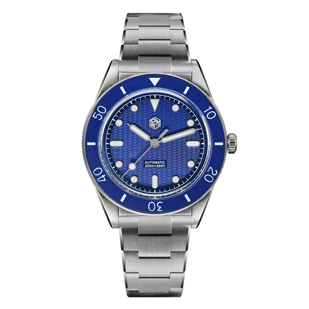 San Martin Hexad Guilloche MOP 39mm