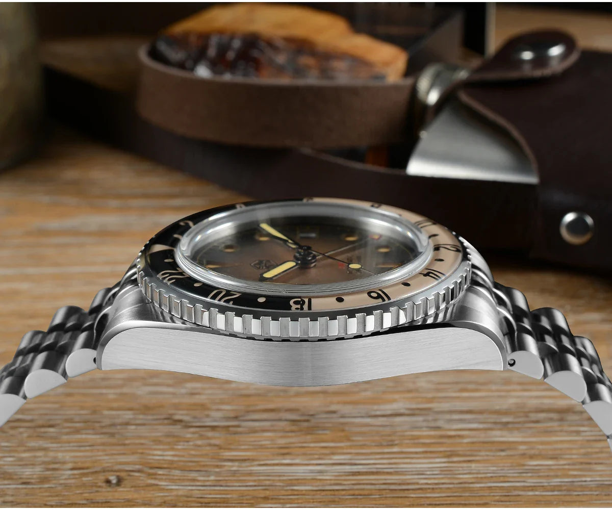 San Martin Retro GMT Sandwich Dial Automatic
