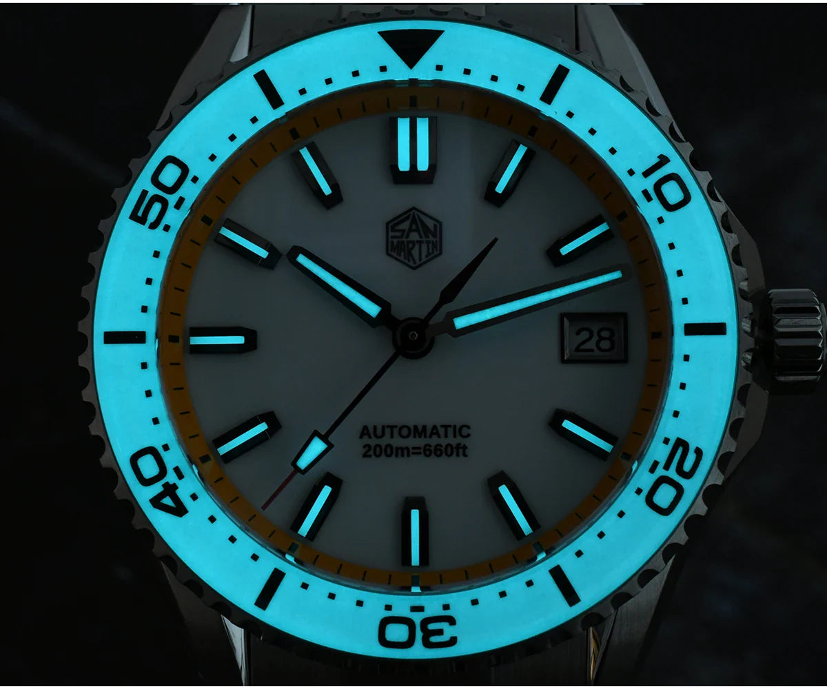 San Martin Enamel Sapphire Diver