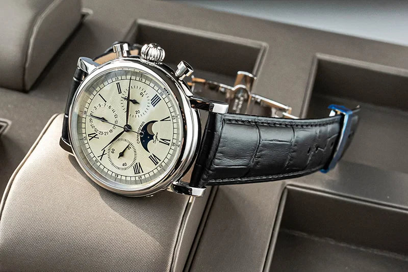 Sugess Swanneck Moonphase Chronograph