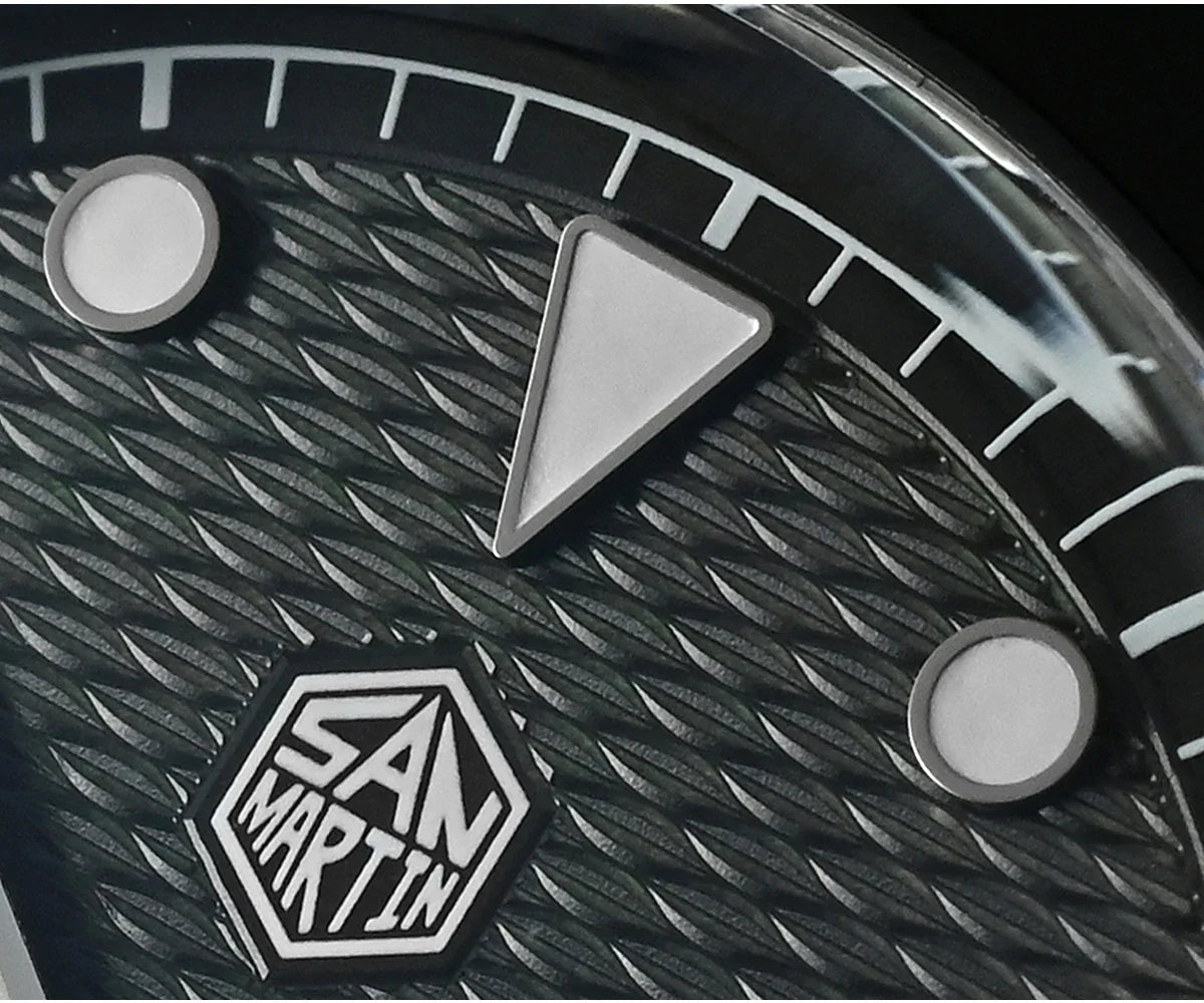 San Martin Hexad Guilloche MOP 39mm