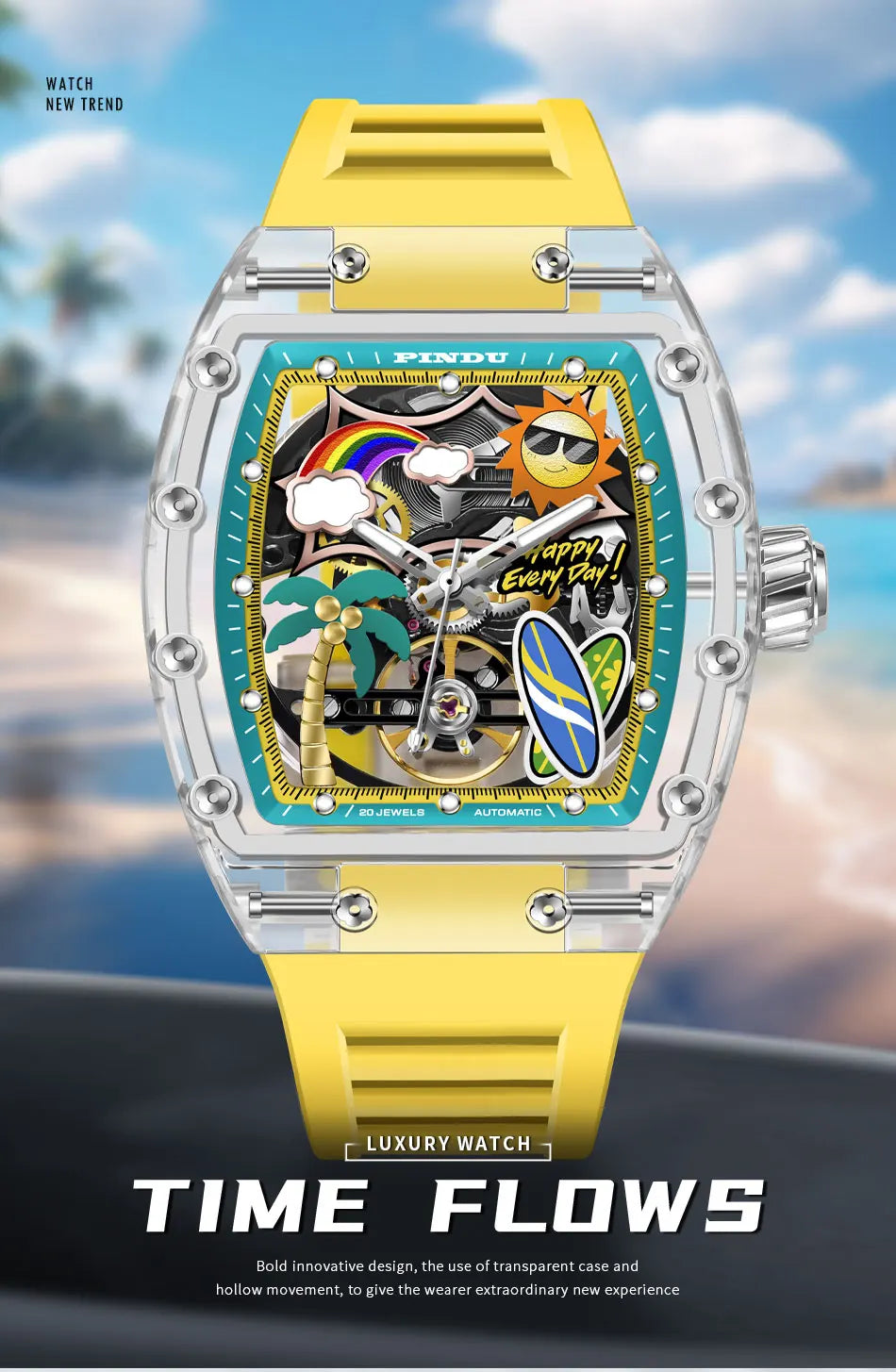 SOLSTICE Skeleton Tonneau Automatic