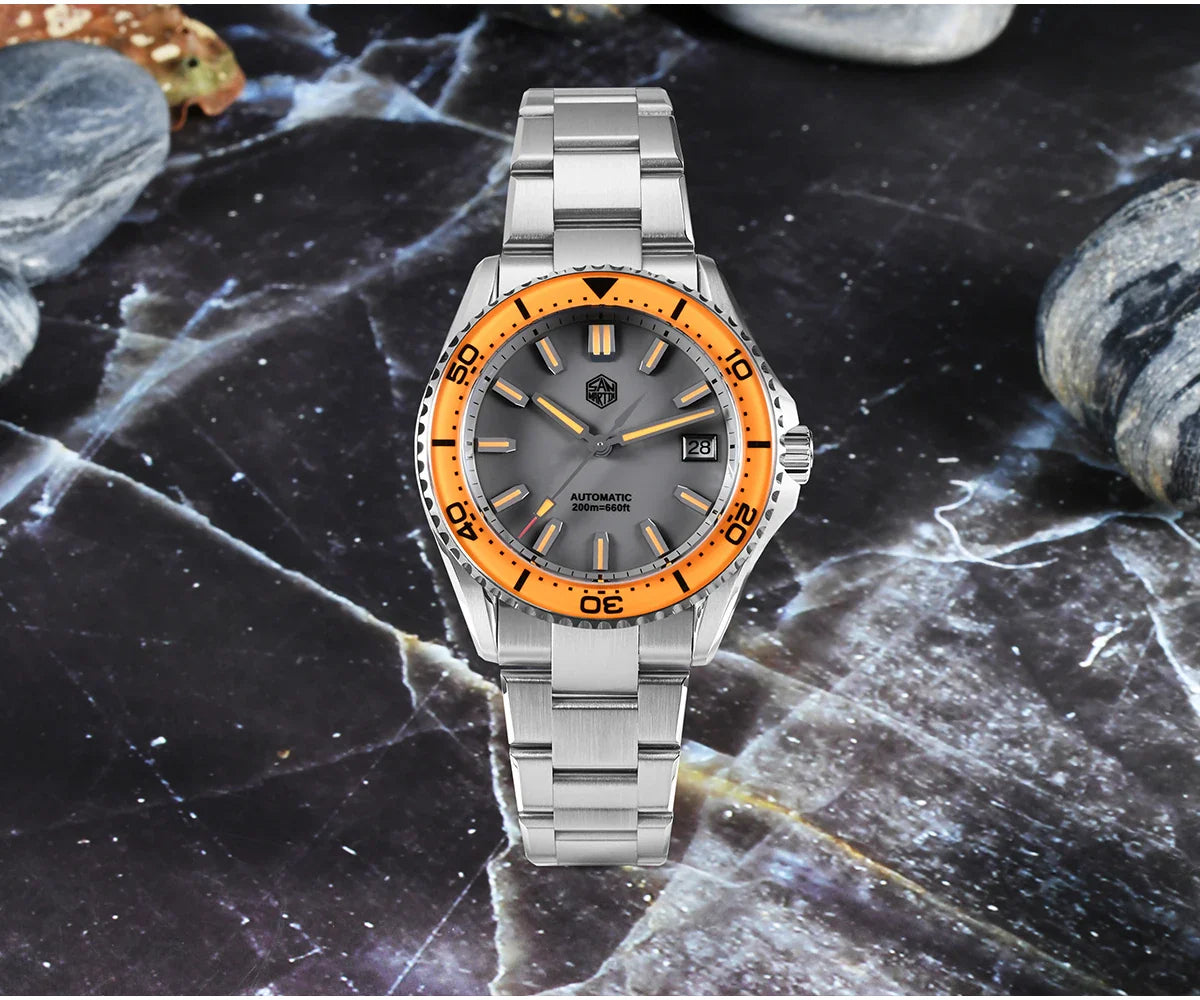 San Martin Enamel Sapphire Diver
