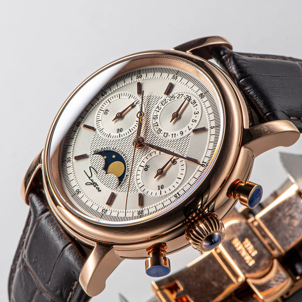Sugess Swanneck Moonphase Chronograph
