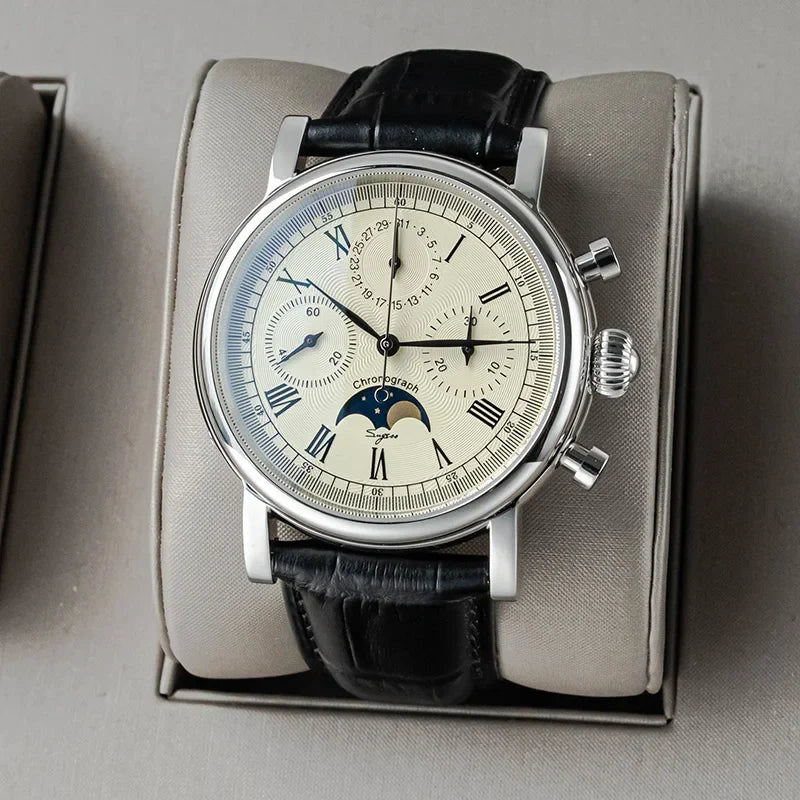 Sugess Swanneck Moonphase Chronograph