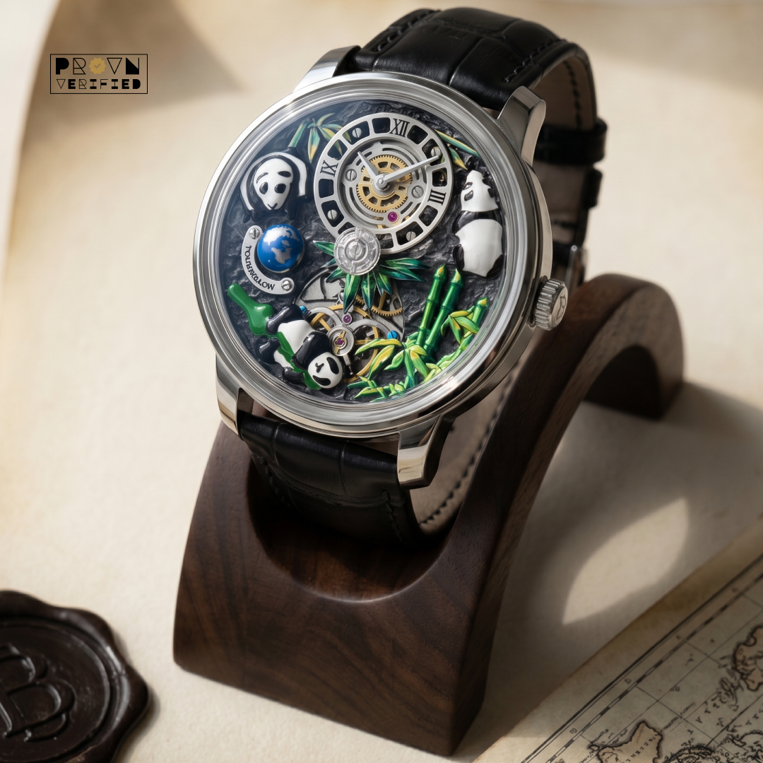 LUDLOW Skeleton Panda Automatic — Hero Shot