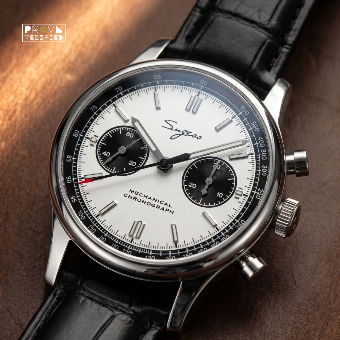 Sugess Panda Chronograph Swanneck — View 2