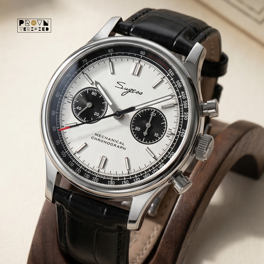 Sugess Panda Chronograph Swanneck — Hero Shot