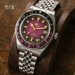 San Martin Retro GMT Sandwich Dial Automatic — View 3