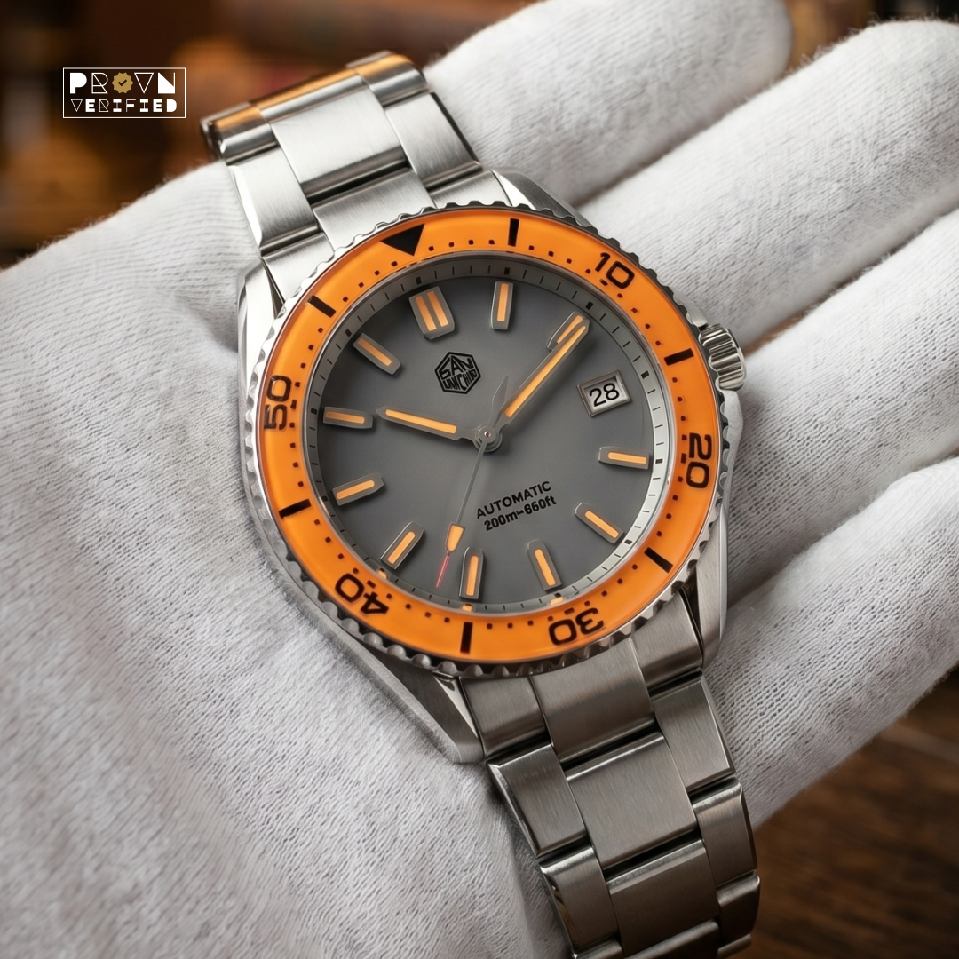 San Martin Enamel Sapphire Diver — View 3