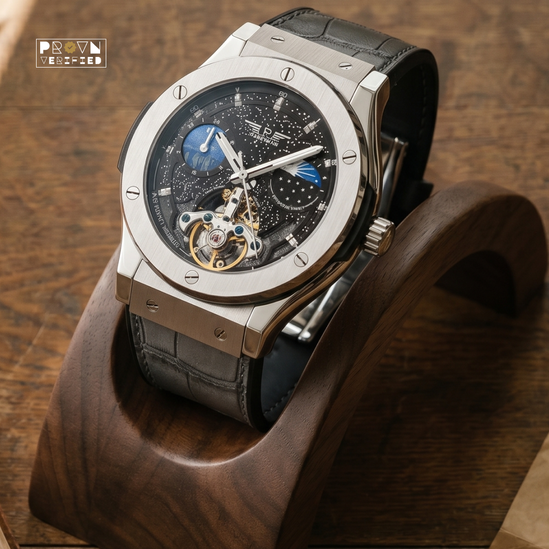 TYNDALL Skeleton Moon Phase Automatic — View 3