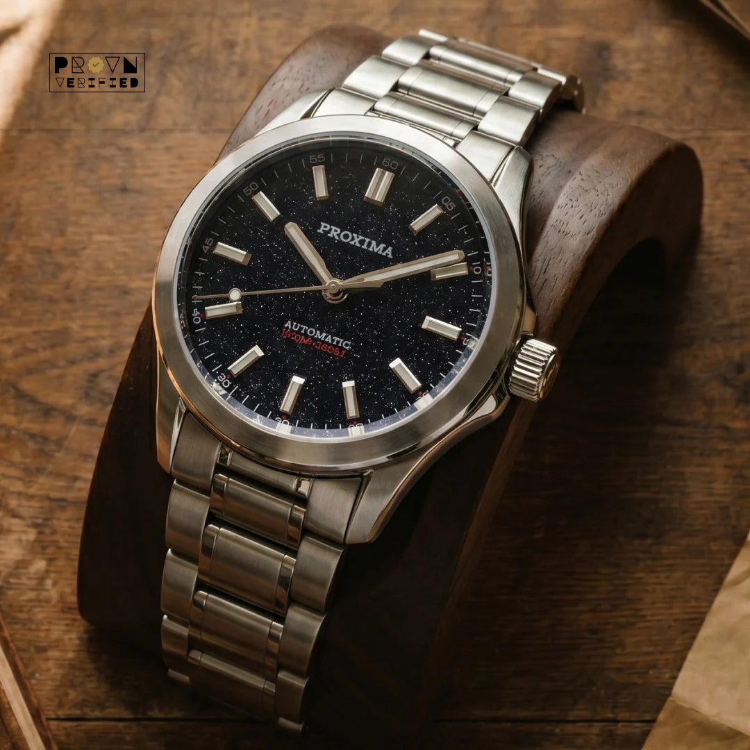Proxima Blue Aventurine Diver — PROVN Bureau of Horology