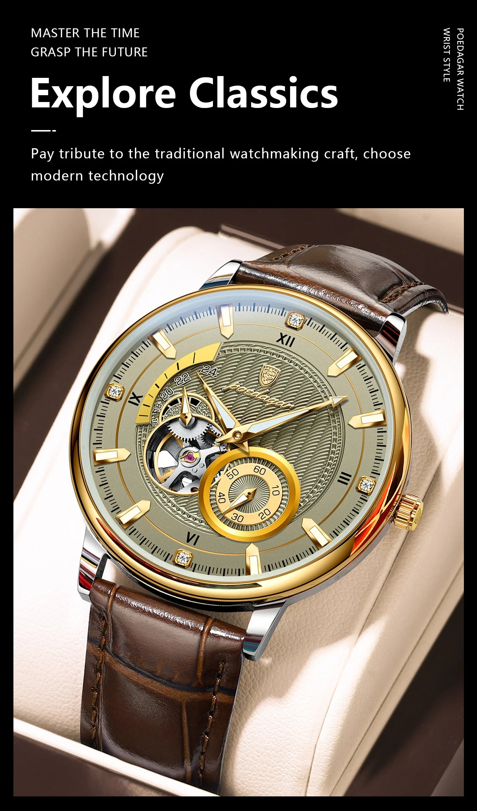 Full package unboxing the HOROLOGIUM Skeleton Tourbillon 42mm with warranty card and cleaning cloth included