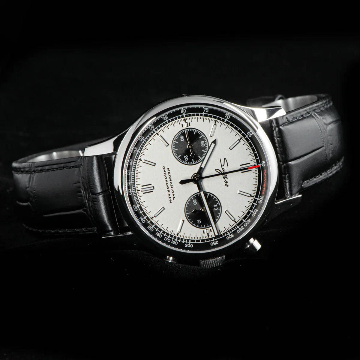 Sugess Panda Chronograph Swanneck
