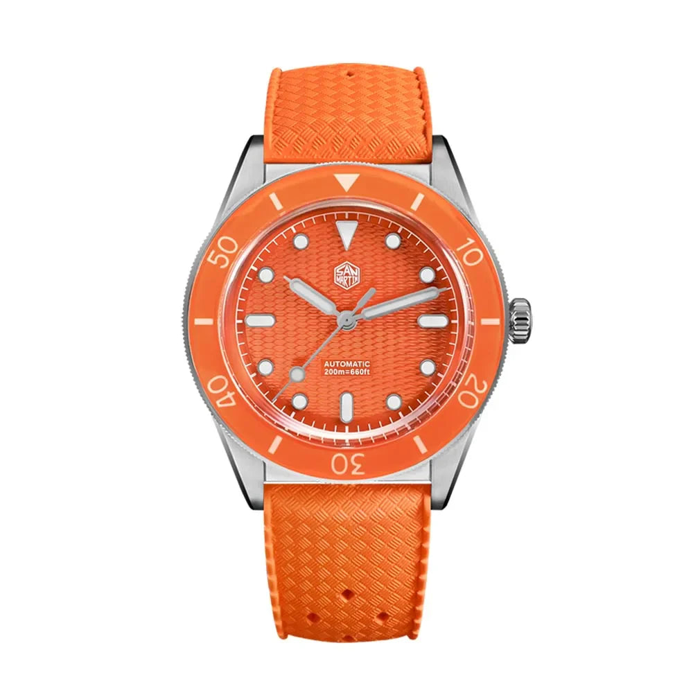 San Martin Hexad Guilloche MOP 39mm