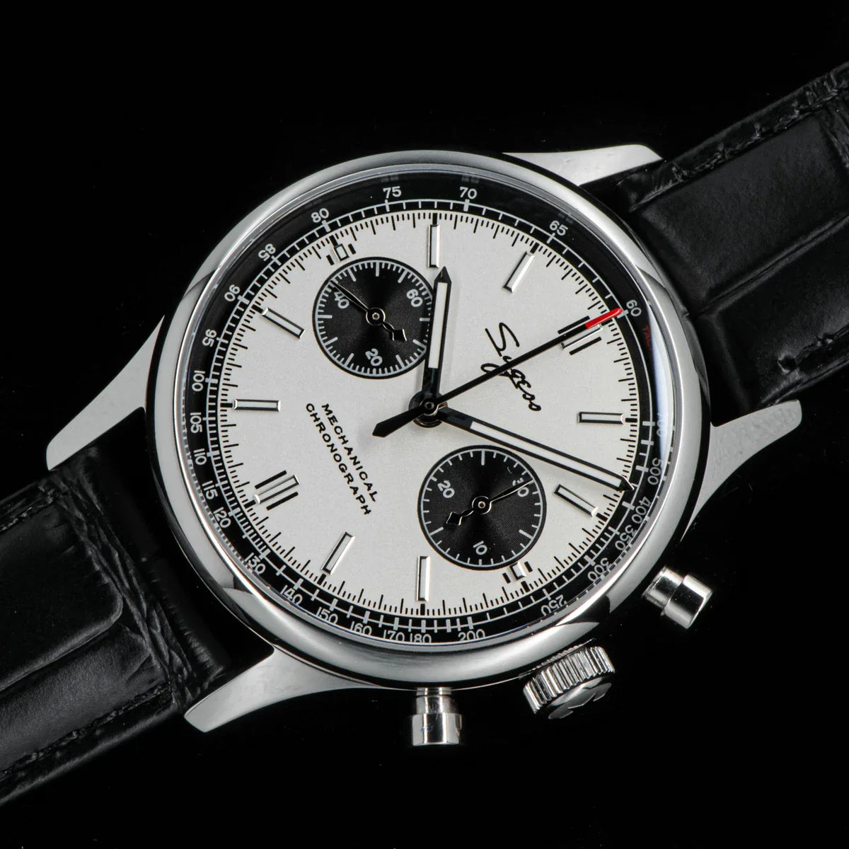 Sugess Panda Chronograph Swanneck