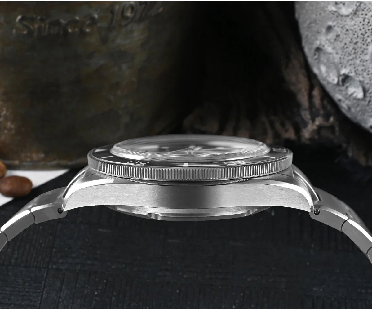 San Martin Hexad Guilloche MOP 39mm