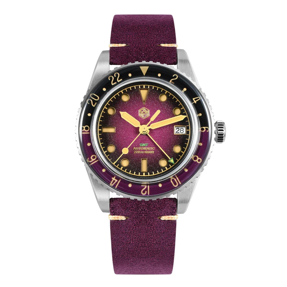 San Martin Retro GMT Sandwich Dial Automatic