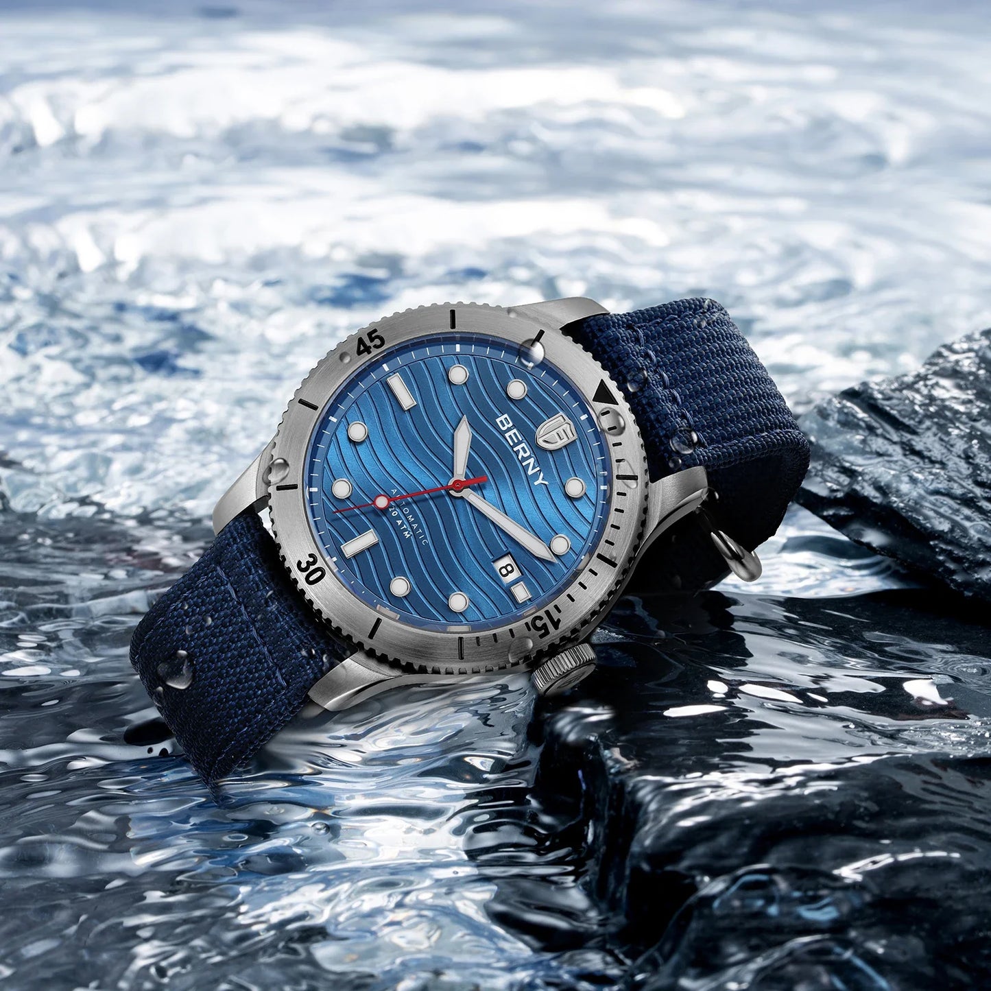 BERNY Wavy Dial Diver