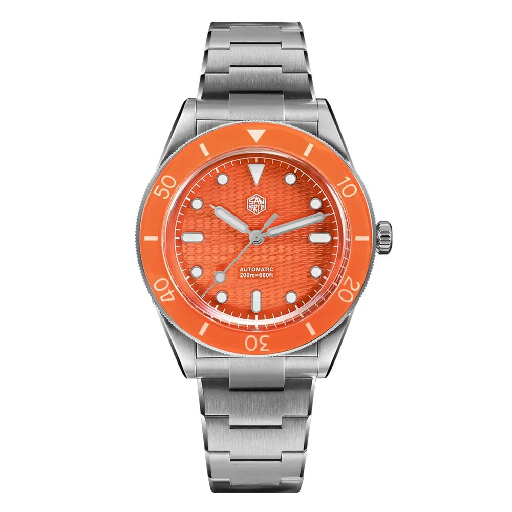 San Martin Hexad Guilloche MOP 39mm