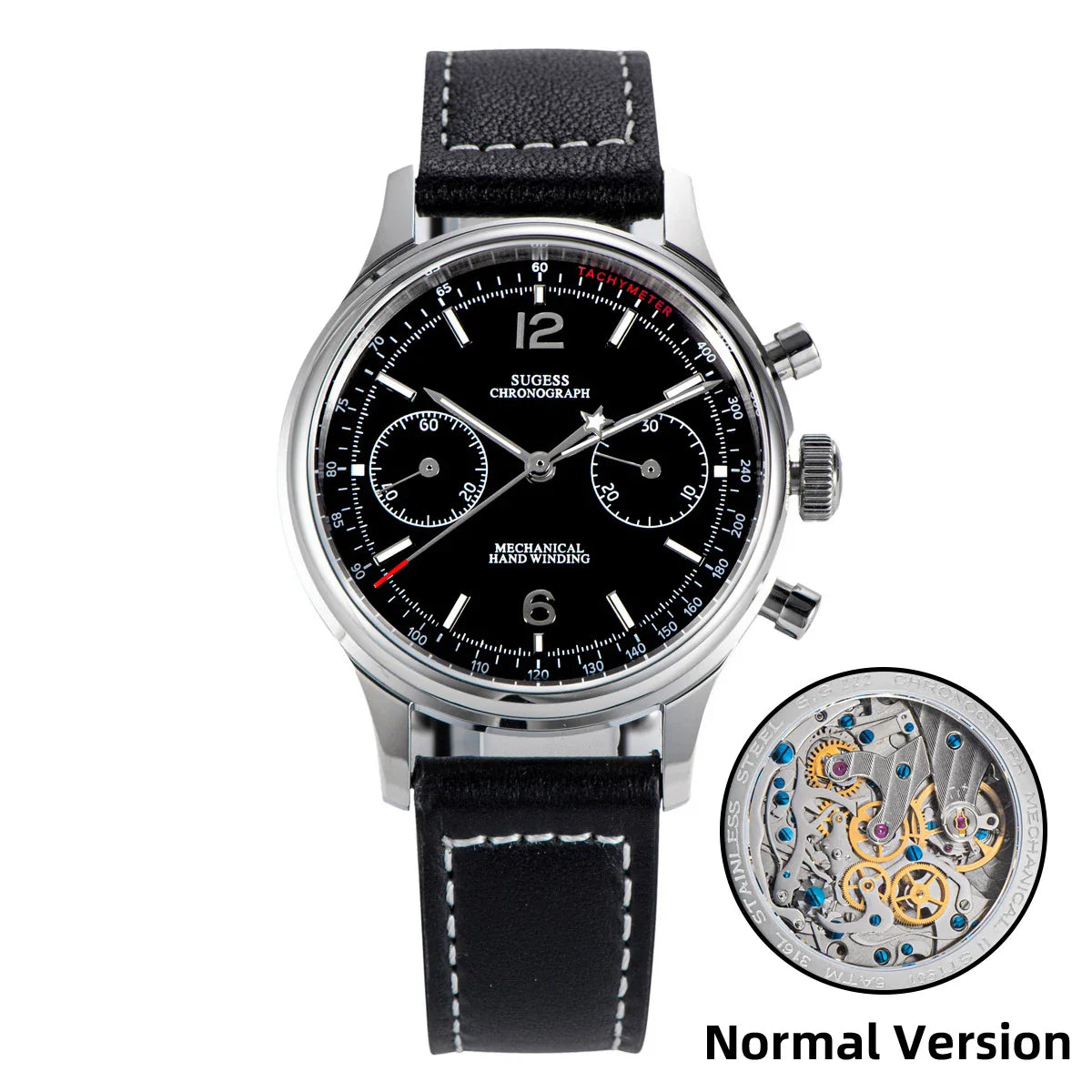 Sugess Panda Chronograph Swanneck