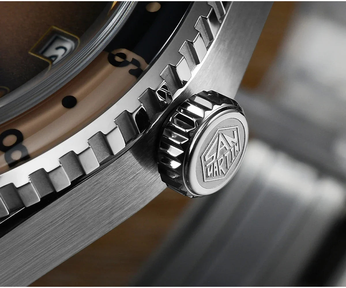 San Martin Retro GMT Sandwich Dial Automatic