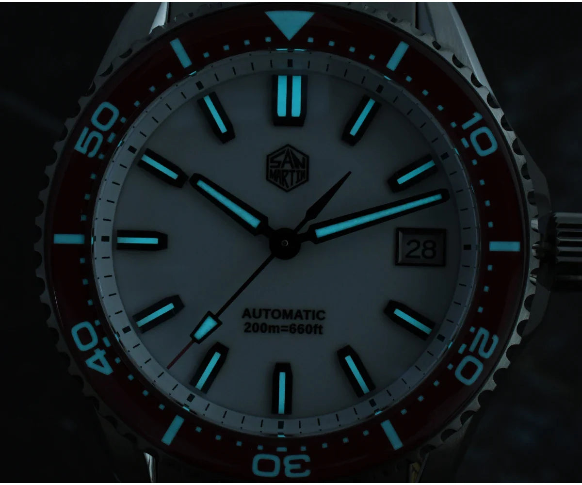 San Martin Enamel Sapphire Diver