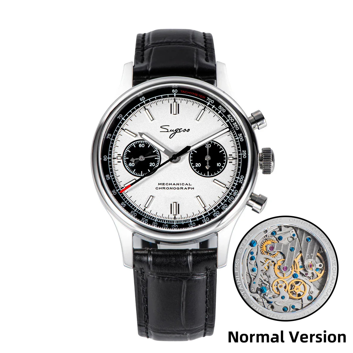 Sugess Panda Chronograph Swanneck