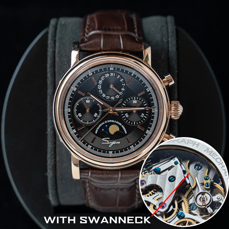 Sugess Swanneck Moonphase Chronograph