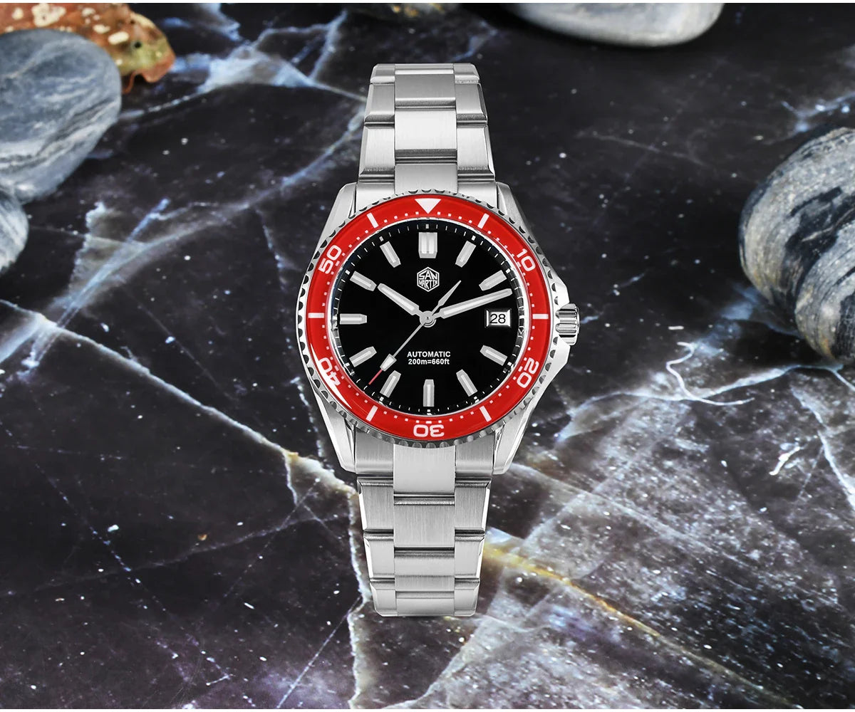 San Martin Enamel Sapphire Diver
