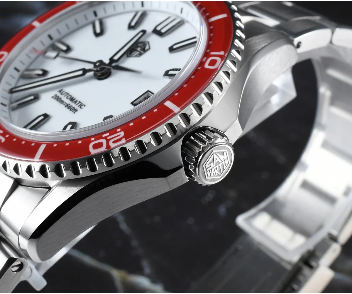 San Martin Enamel Sapphire Diver