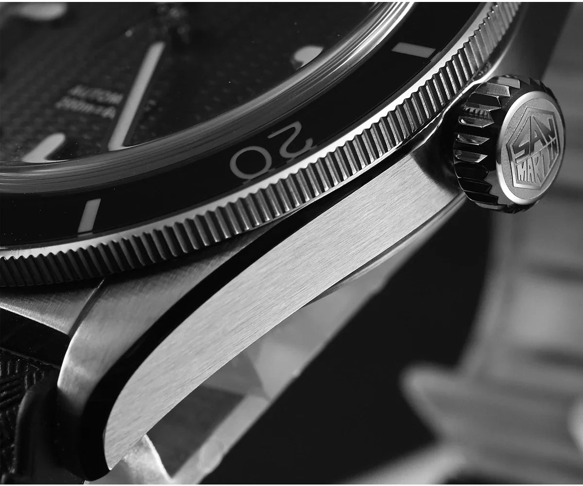 San Martin Hexad Guilloche MOP 39mm