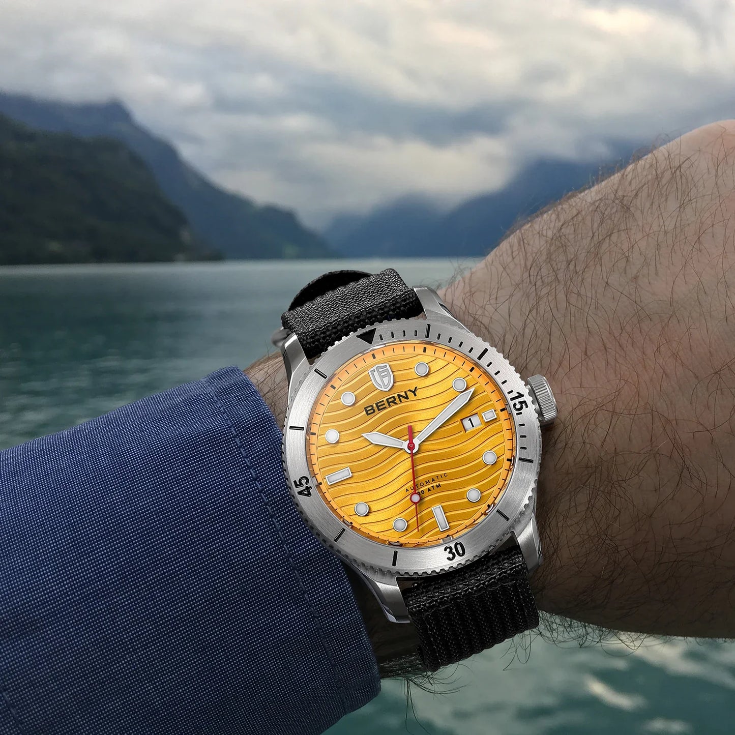 BERNY Wavy Dial Diver