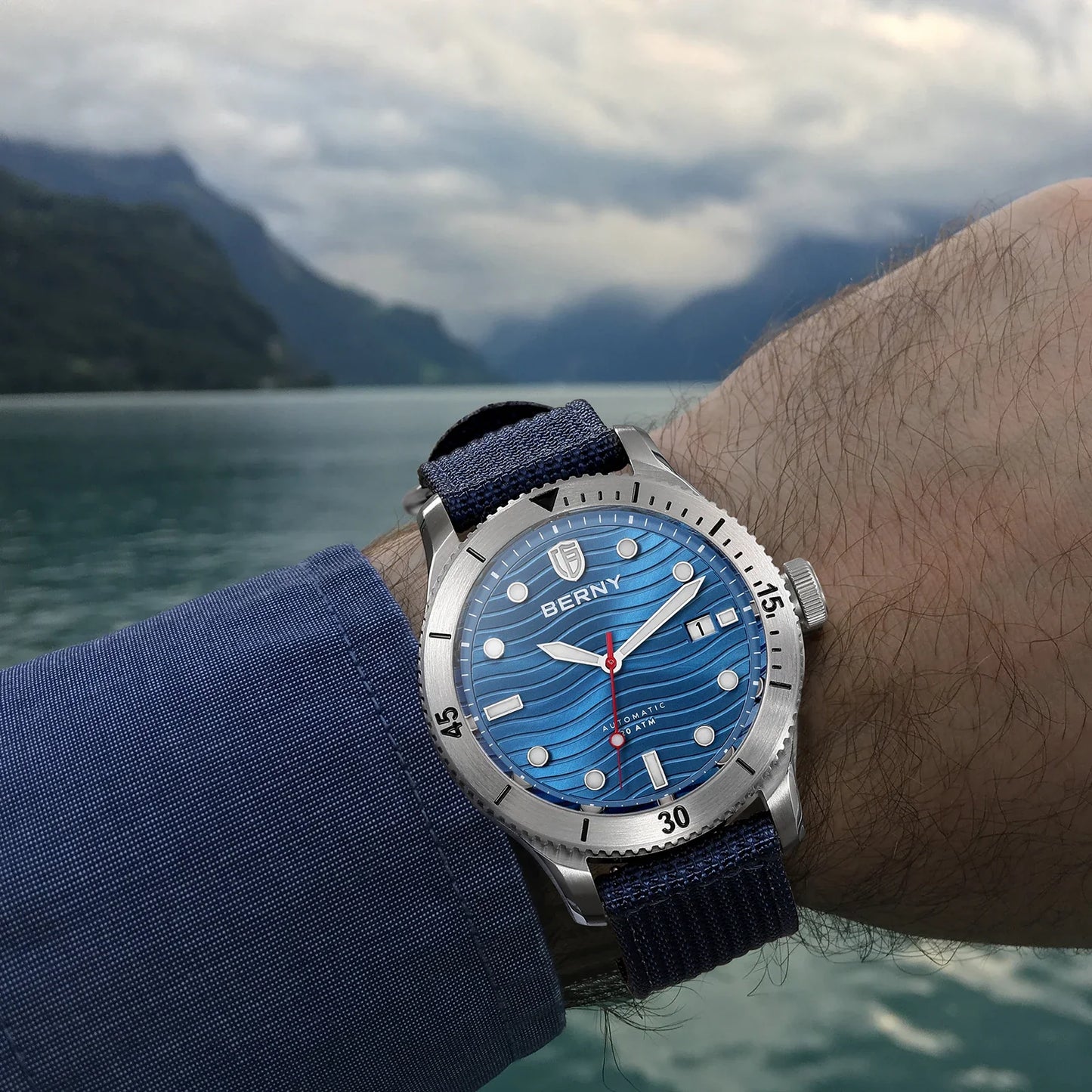 BERNY Wavy Dial Diver