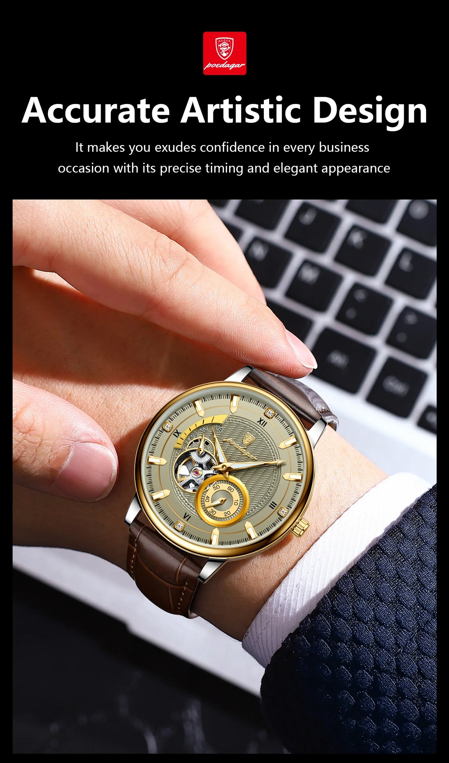 HOROLOGIUM Skeleton Tourbillon 42mm