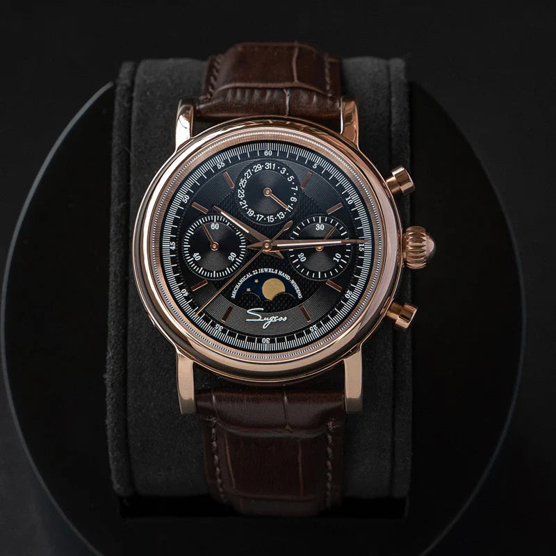 Sugess Swanneck Moonphase Chronograph