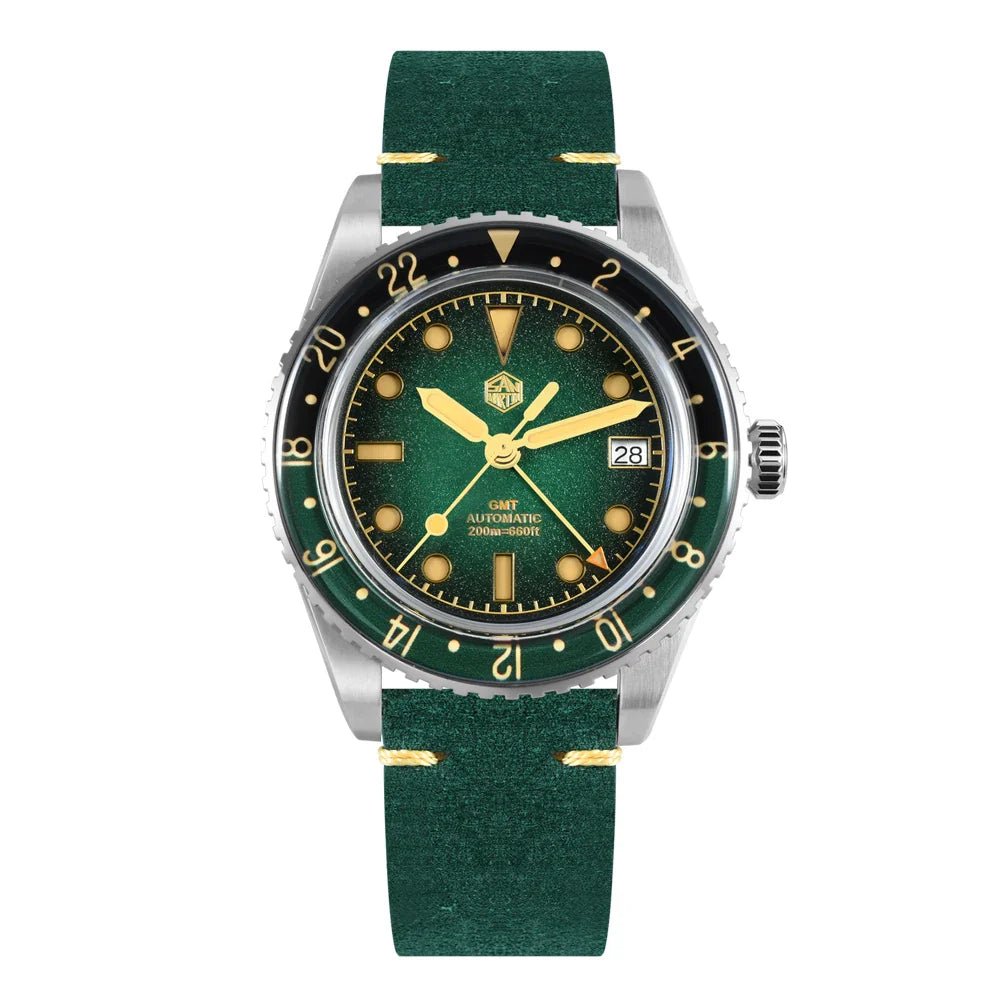 San Martin Retro GMT Sandwich Dial Automatic