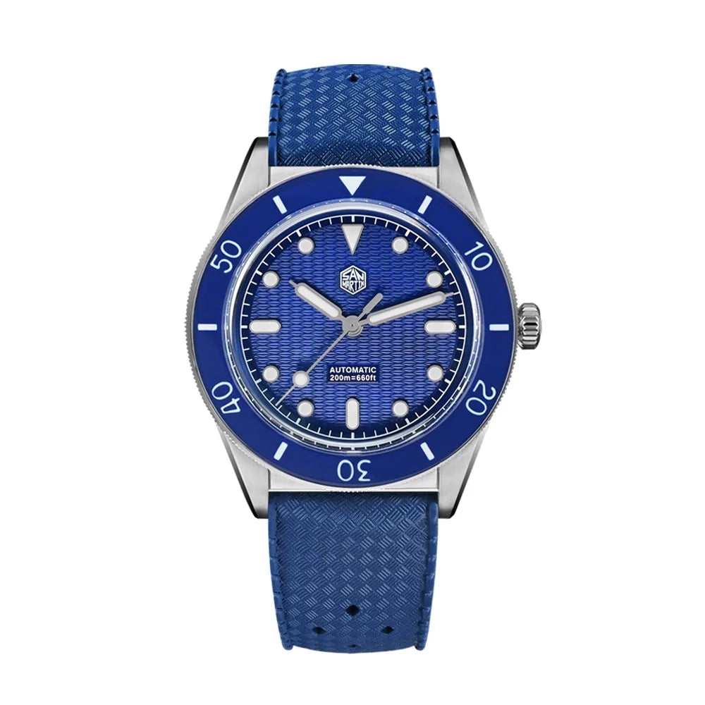 San Martin Hexad Guilloche MOP 39mm